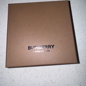 Burberry empty storage box.